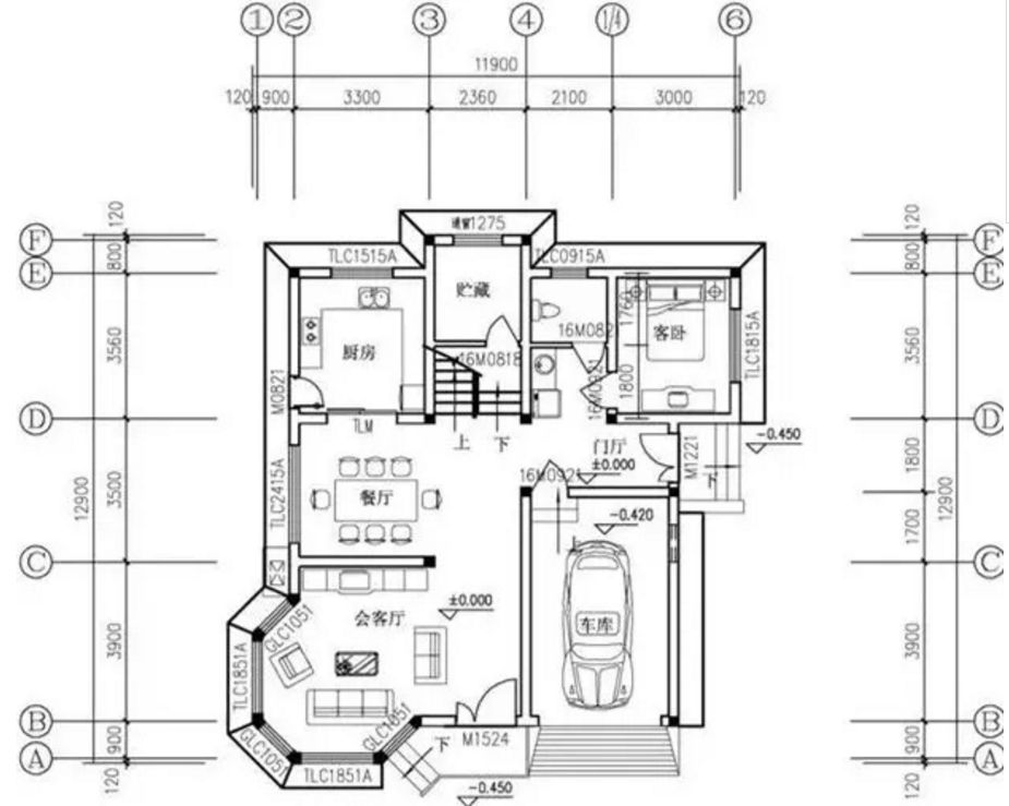 深圳睿婕钢结构建筑推荐480平米三层别墅-带设计图(图4)